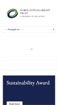 Mobile Screenshot of nobelsustainability.org